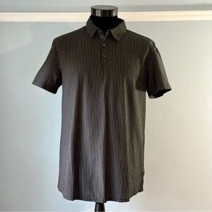 Calvin Klein Black Striped Polo Shirt